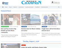 Tablet Screenshot of moreechampion.com.au